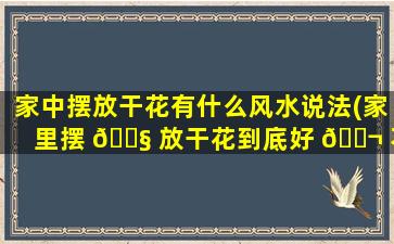 家中摆放干花有什么风水说法(家里摆 🐧 放干花到底好 🐬 不好看完才明白自家做错了!)